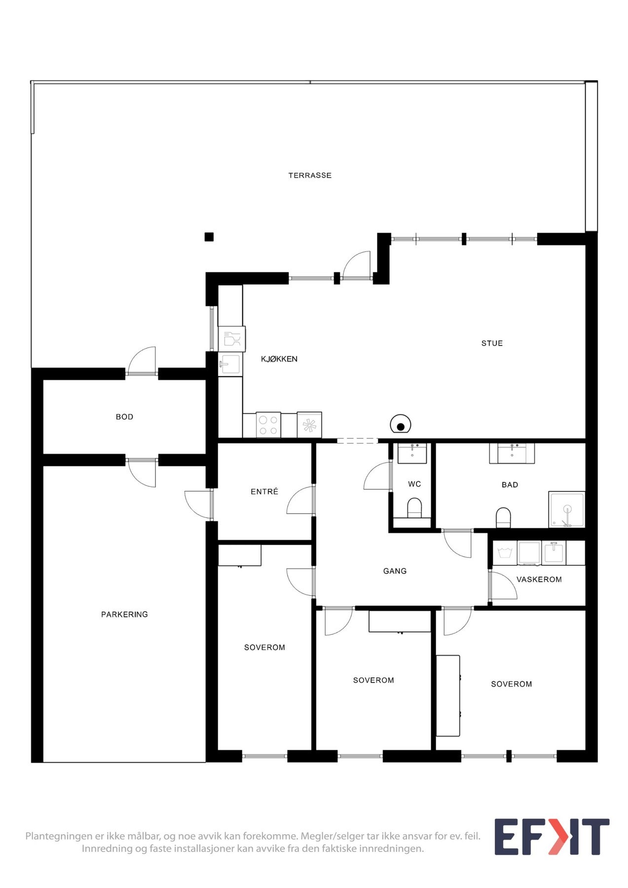 Planskisse Galleribilde