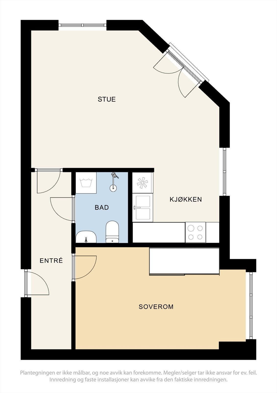 Plantegning Galleribilde