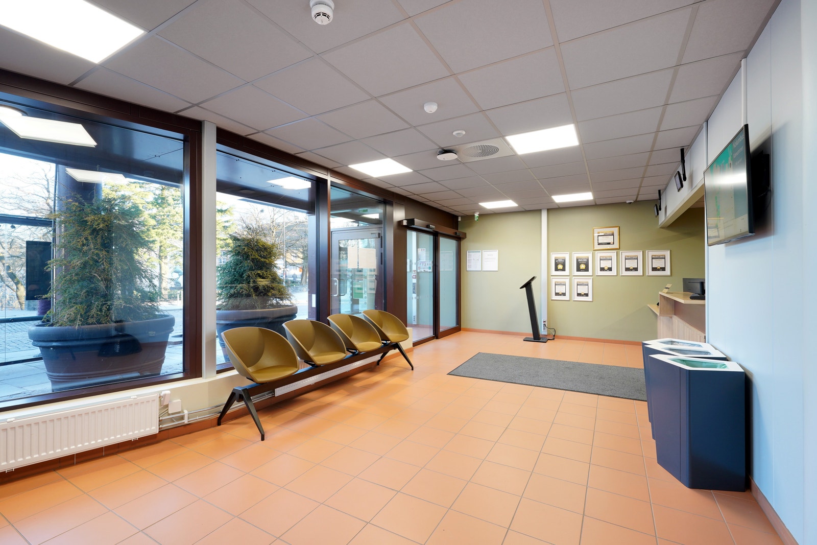 Dagens innredning av lokalet Galleribilde