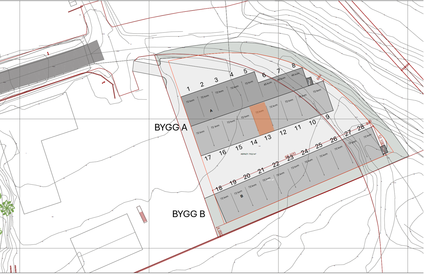 Plantegning Galleribilde