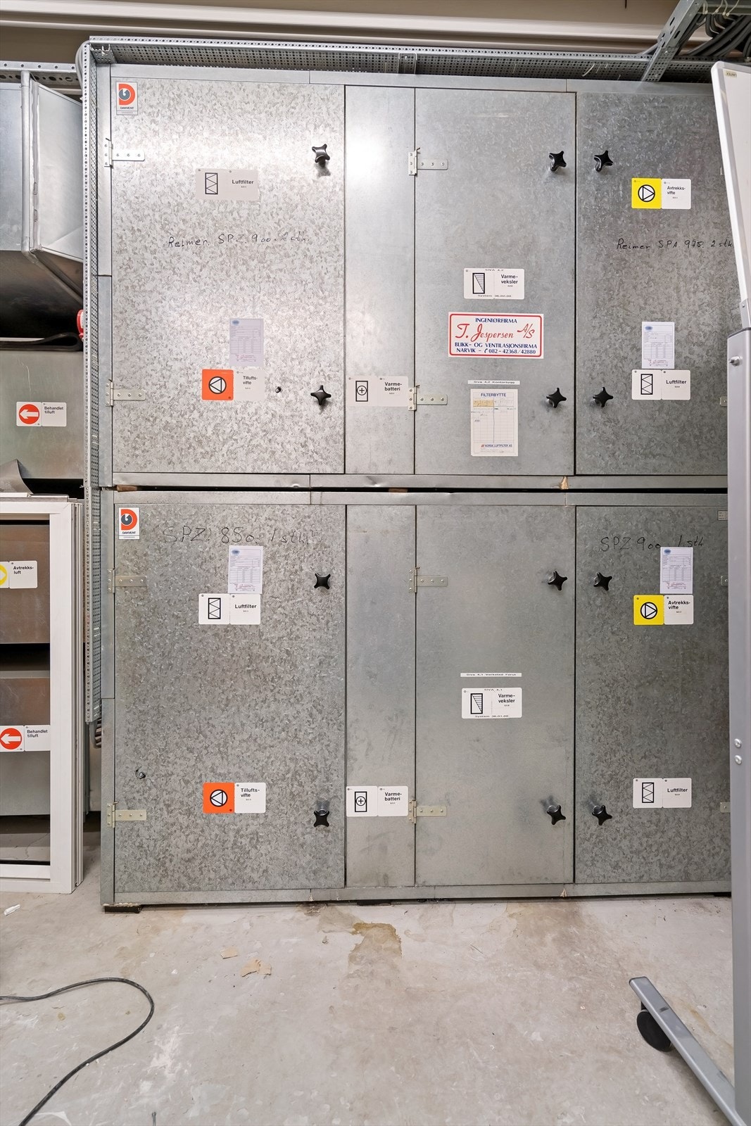 Ventilasjonsrom Teknologiveien 11. Galleribilde