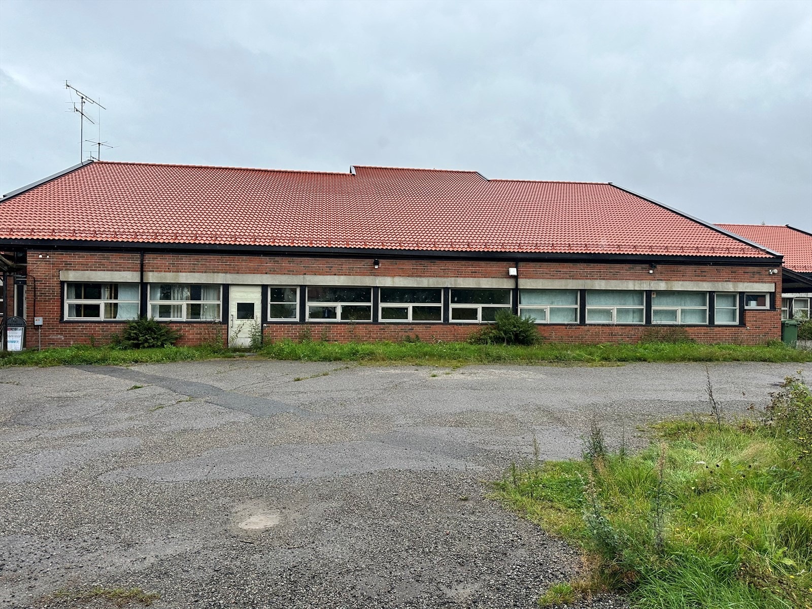 Fasade sommer. Galleribilde