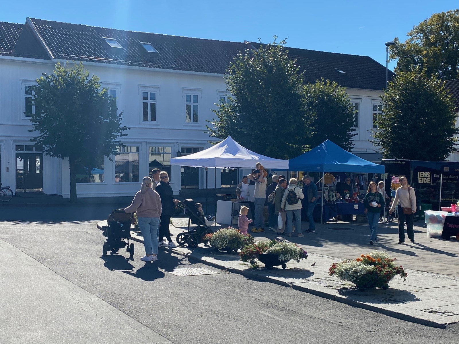 Fra et av markedene på Torget Galleribilde