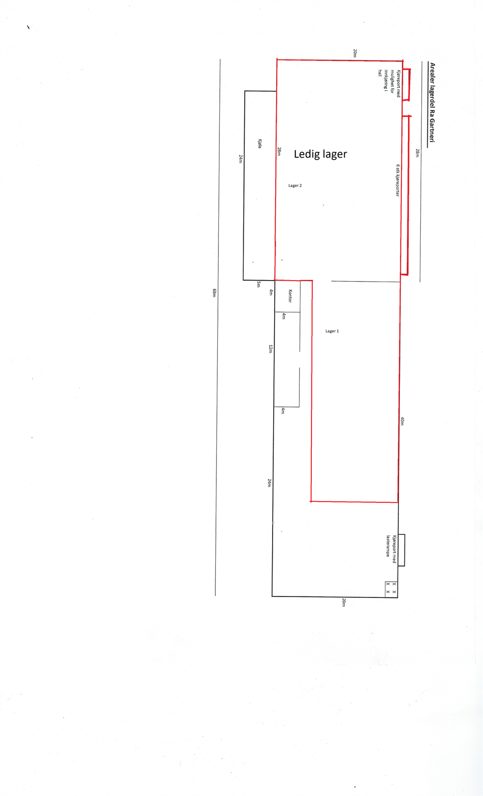 Tegning lager Galleribilde
