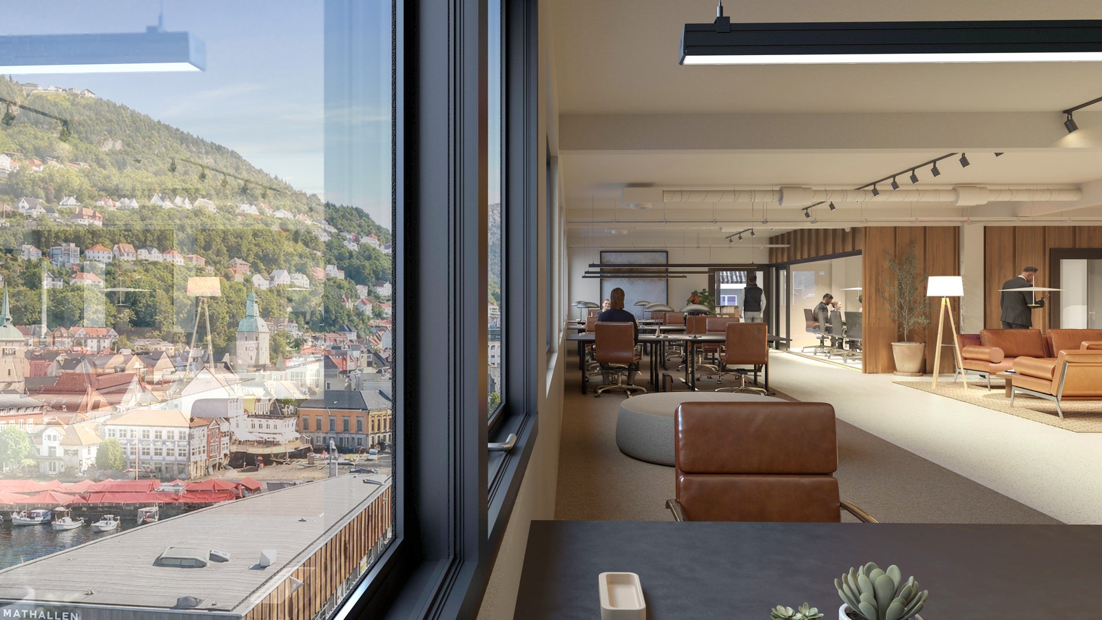 Skisse Strandkaien Strandgaten 17 Galleribilde