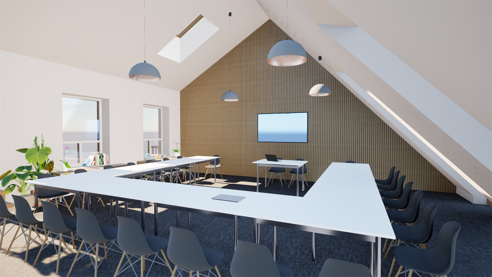 Tenkt løsning møteromsone 6.etg Galleribilde