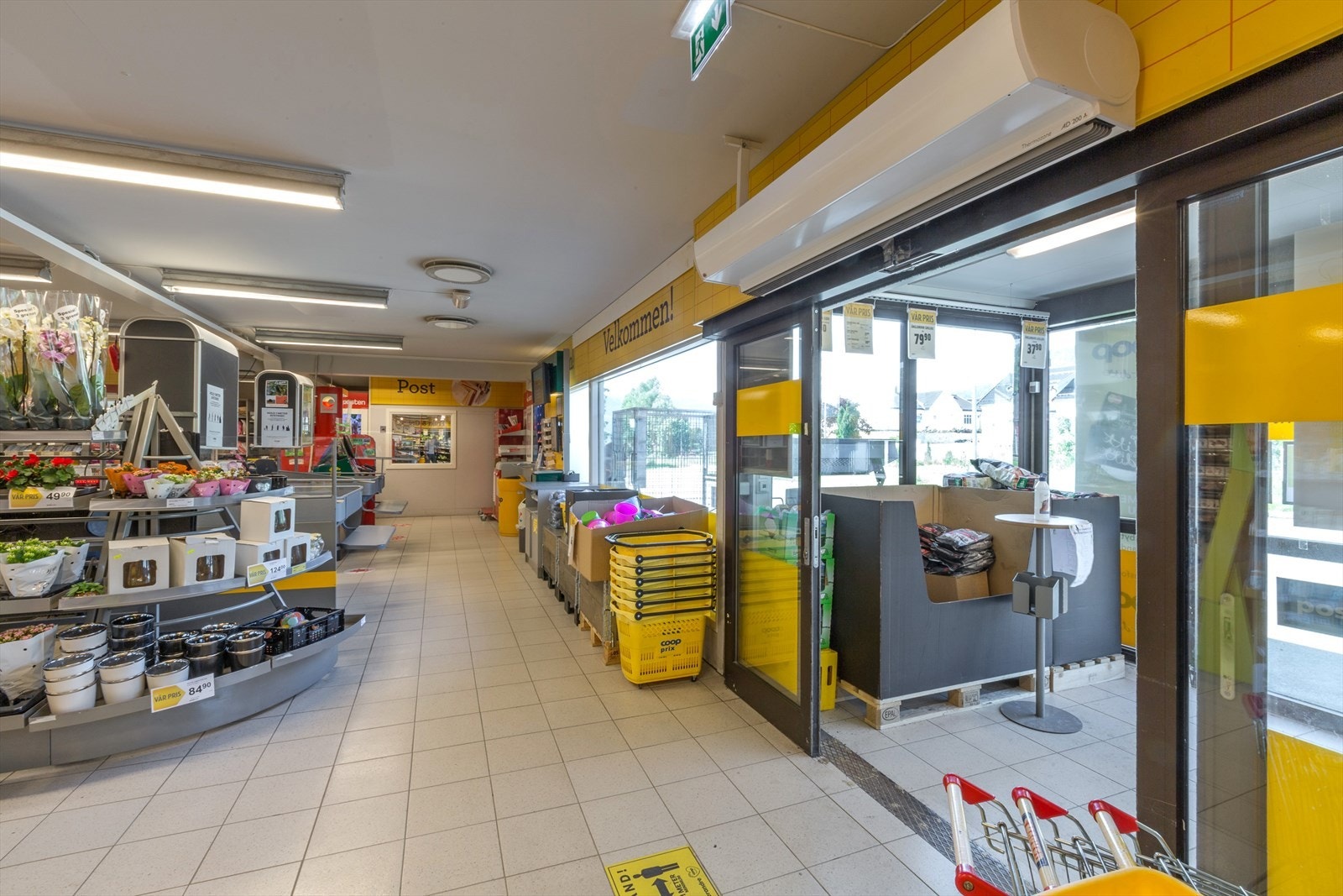 Inngang butikk Coop Prix Galleribilde