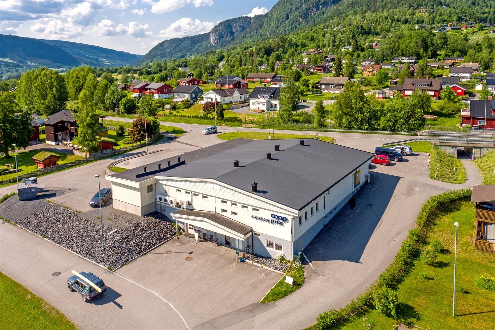 Coop Prix-bygget på Forset Galleribilde