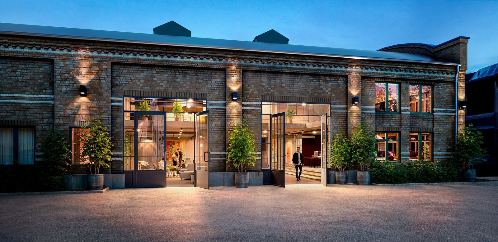 3D illustrasjon utvendig Galleribilde