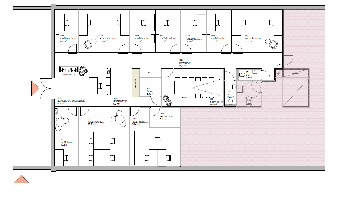 Plantegning Galleribilde