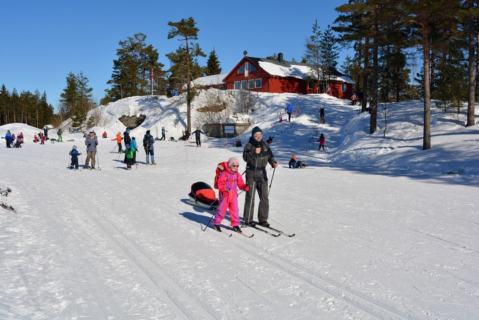 Øynaheia løypelag sørger for flotte oppkjørte løyper Galleribilde