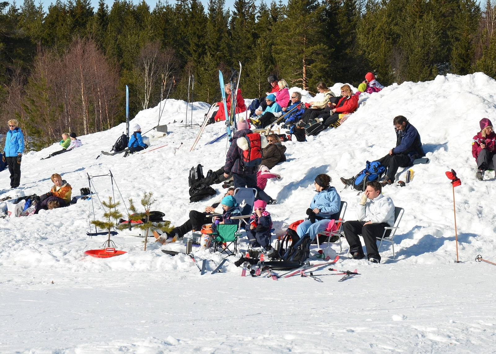 En pause i bakken Galleribilde