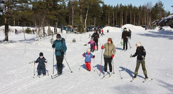 Øynaheia løypelag sørger for flotte oppkjørte løyper Galleribilde