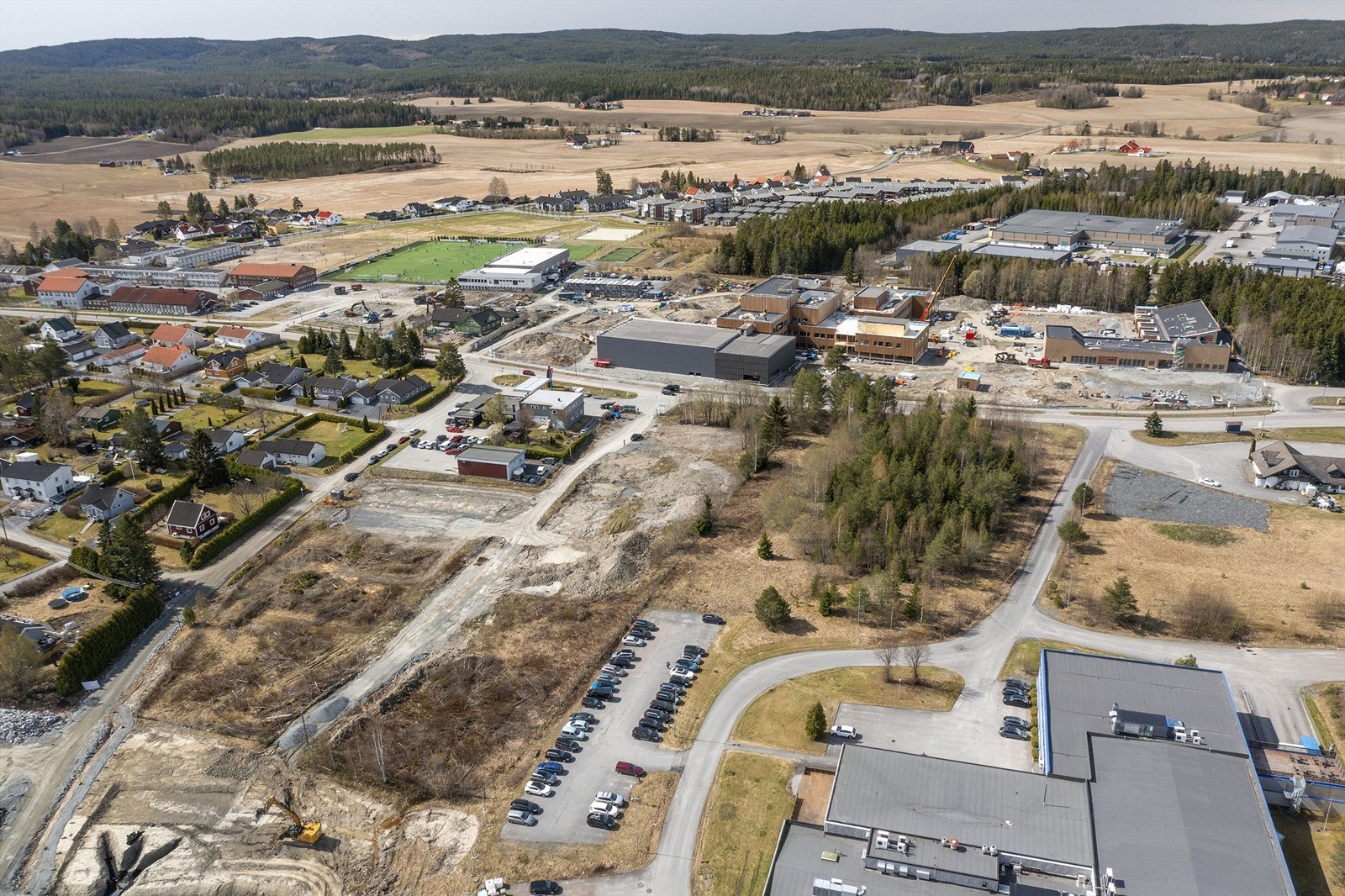 Det er foretatt flere grunnundersøkelser på eiendommen Galleribilde