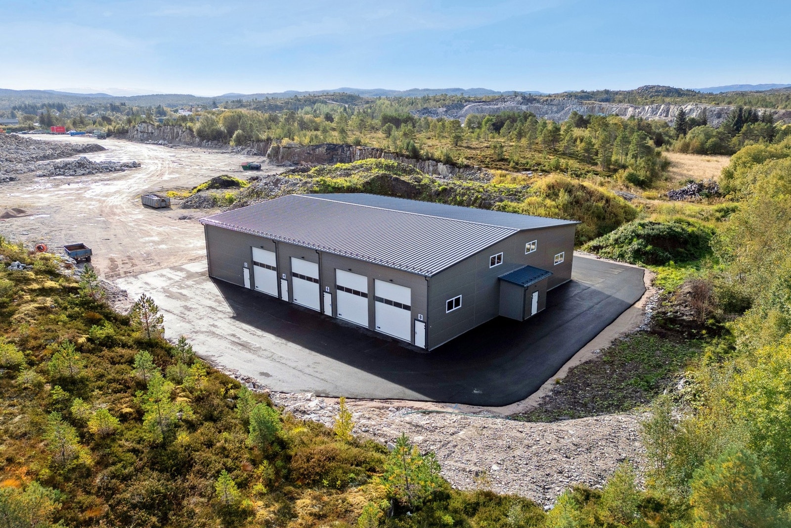 Industriområde under etablering Galleribilde