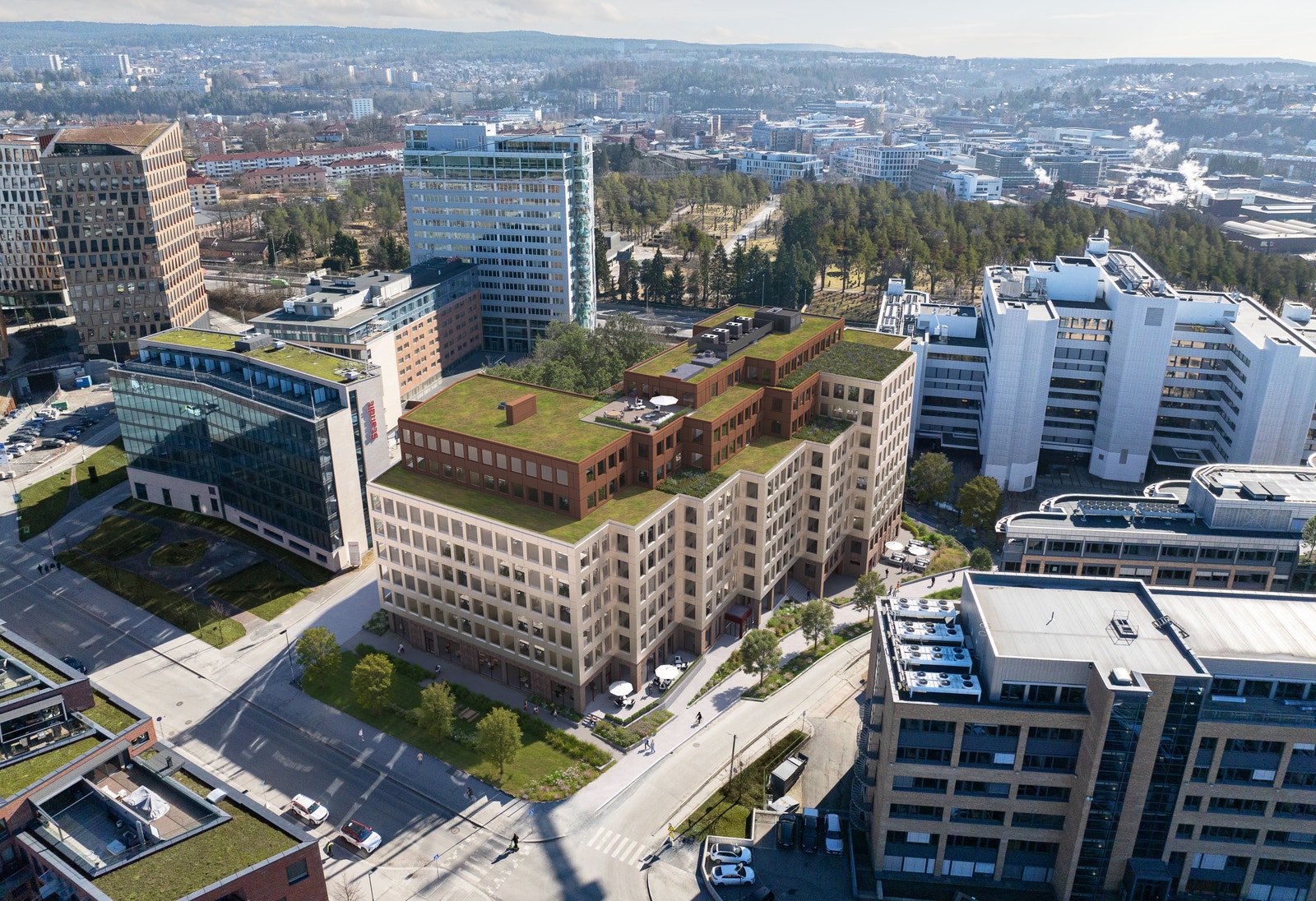 Illustrasjon fasade Galleribilde