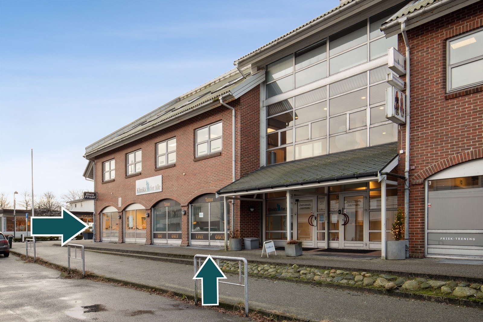 Inngang til lokal nr 2 Galleribilde