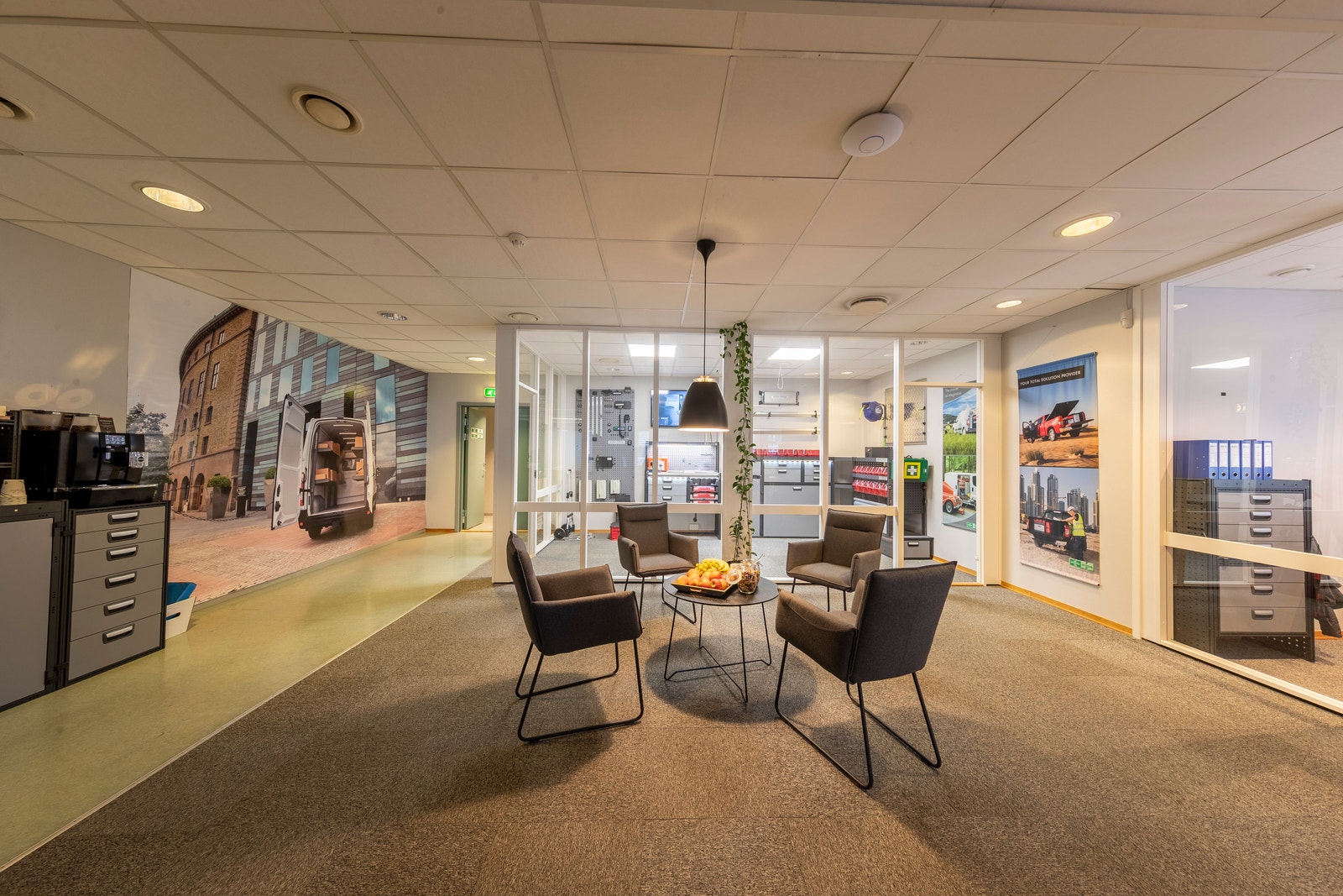 Kontorarealene tilpasses leietakers ønsker både når det gjelder størrelse og standard Galleribilde