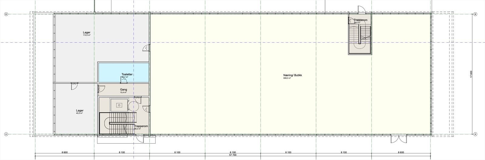 Eksempel plantegning Galleribilde