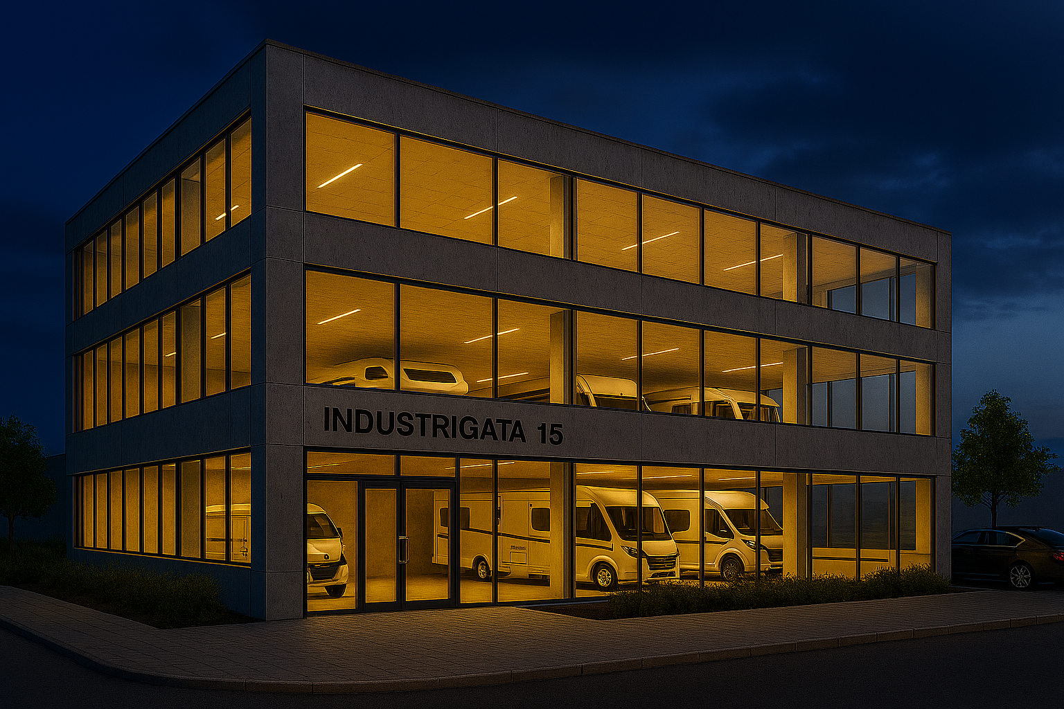 Eksempel på bygg - Bygg og plan tilpasses leietaker Galleribilde