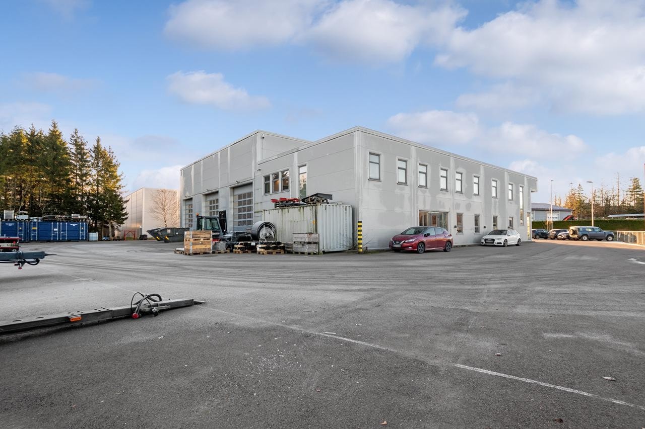 Romslig tomt. Galleribilde