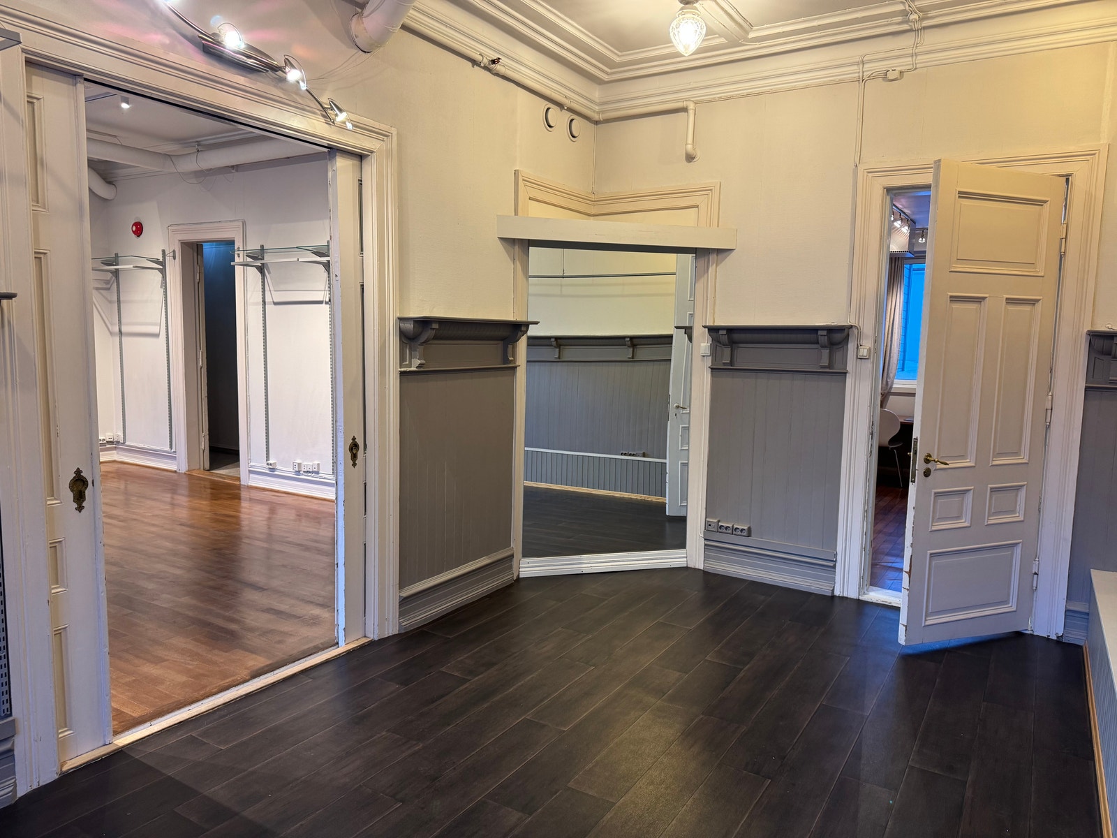 Gangareal som knytter sammen kontorrommene Galleribilde