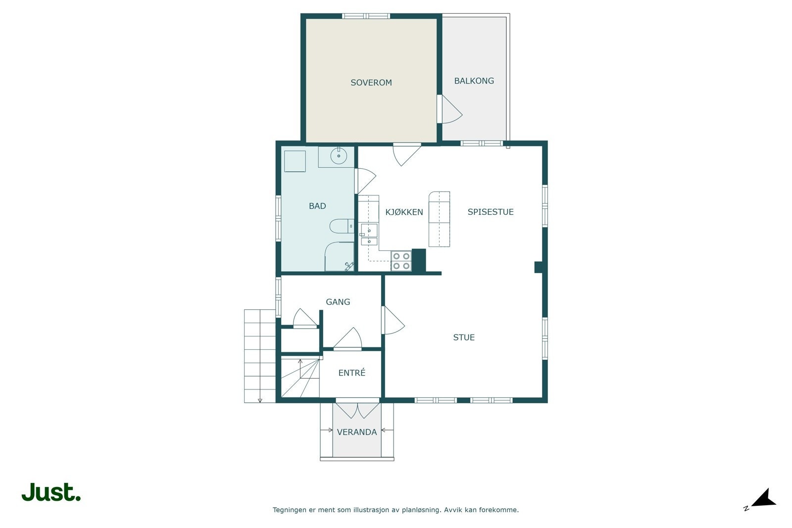 2. etg Parkgata 37A Galleribilde