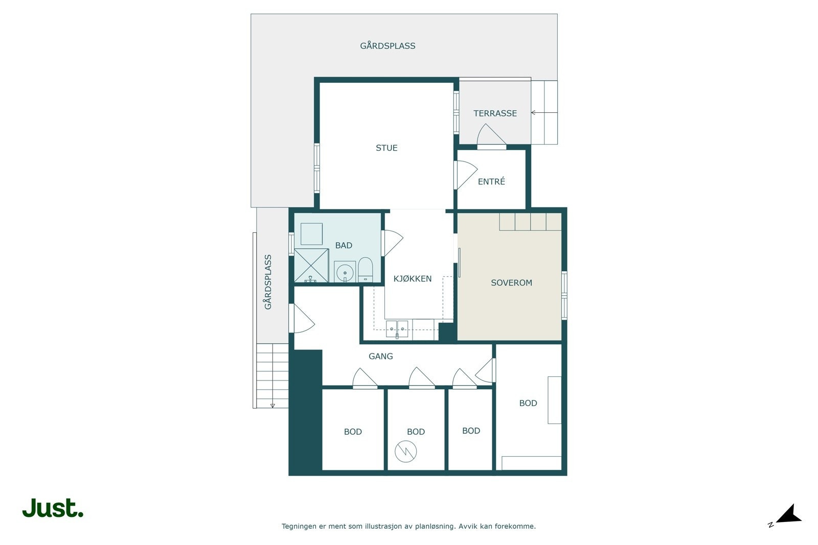 1. etg Parkgata 37A Galleribilde