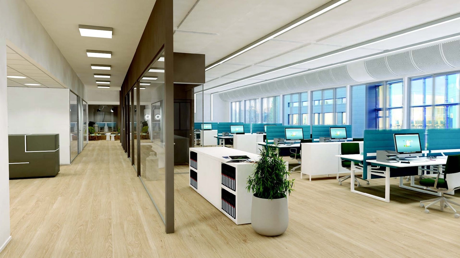 Illustrasjon: Eksempel på en løsning for ny kontorbruker. Galleribilde