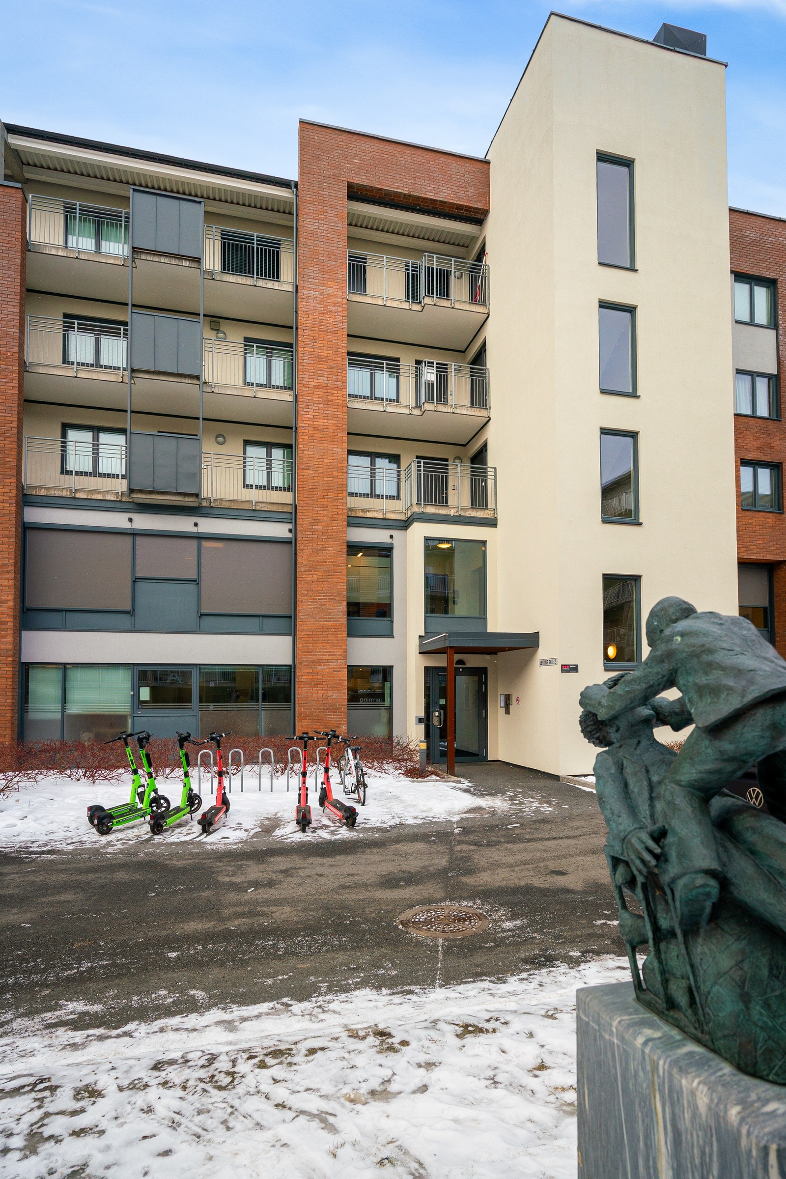 Privat intern beliggenhet med adkomst fra Leyrins gate Galleribilde