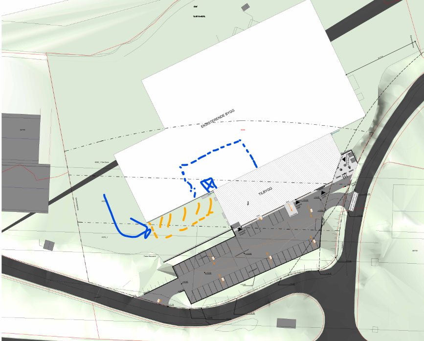 uteområde til leietaker Galleribilde