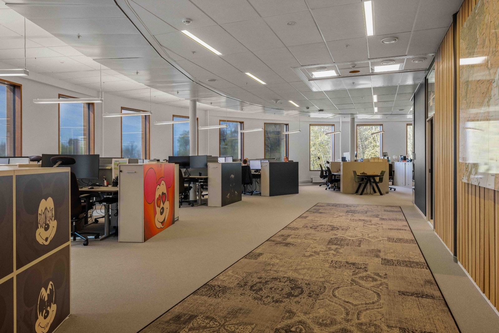 Kontorlandskap Galleribilde