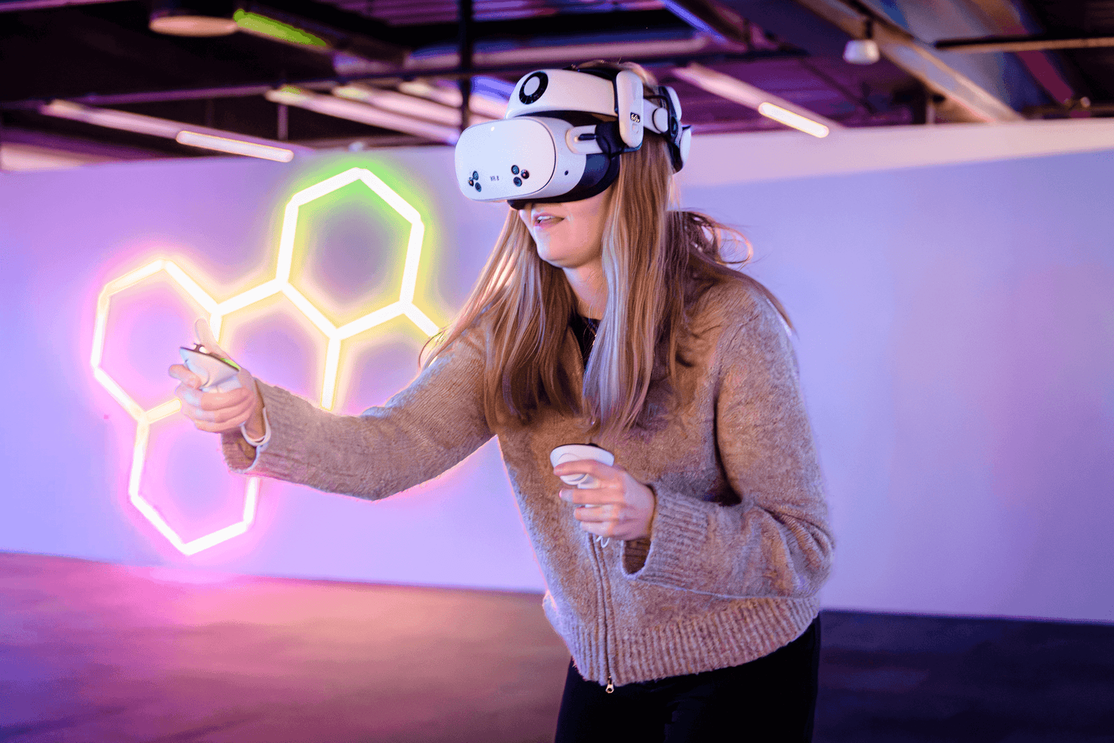 fra Astrosenteret - dette er Norges største VR-Arena Galleribilde