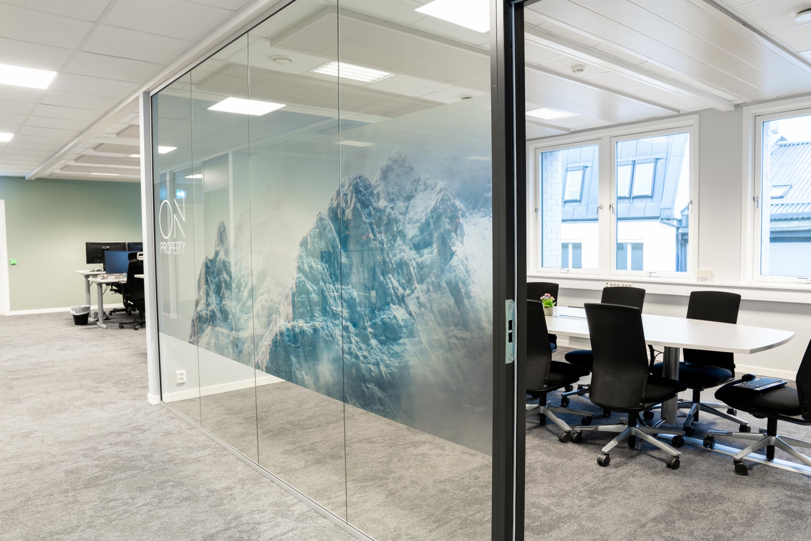 Referansebilde fra leietaker i nabobygget Galleribilde