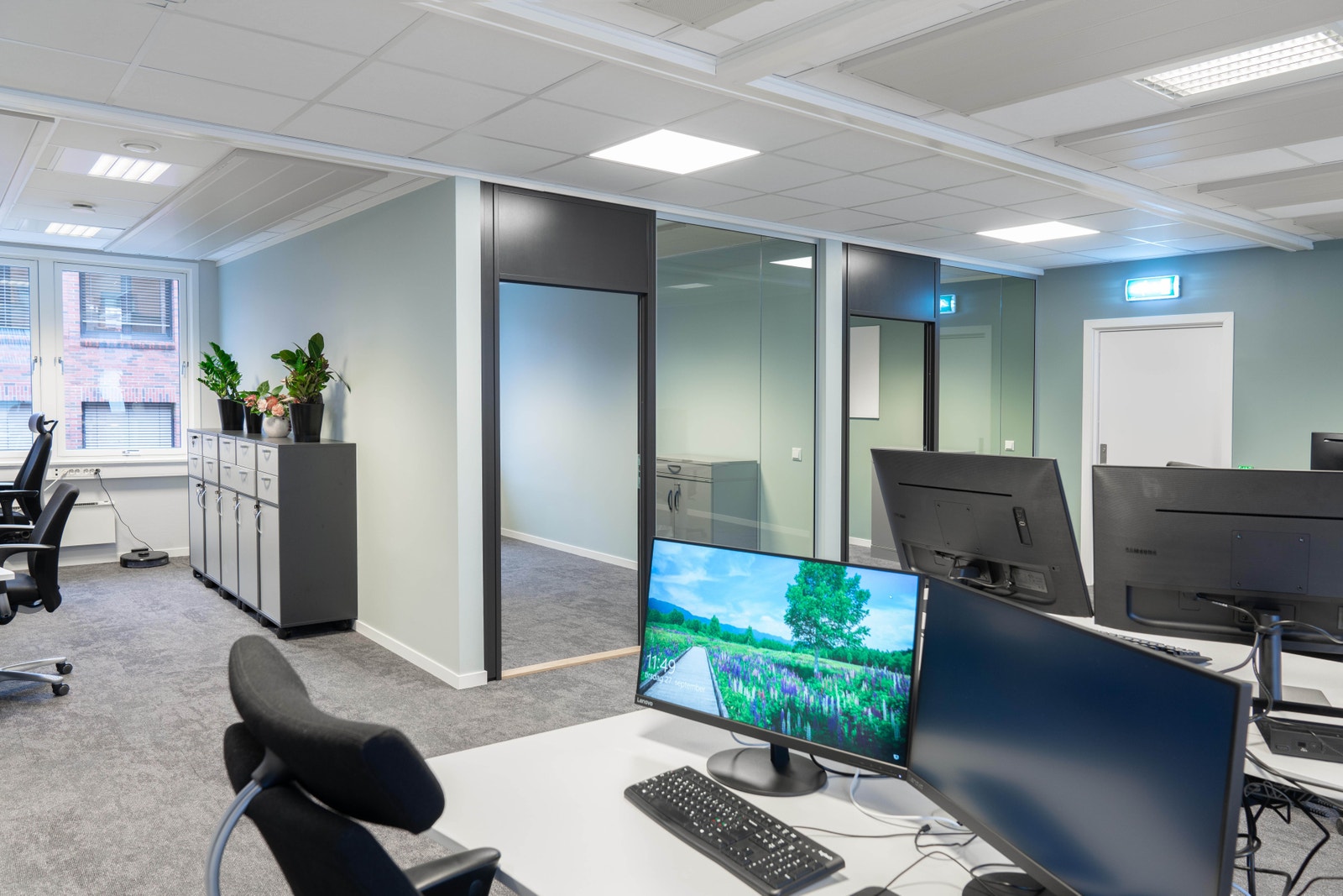 Referansebilde fra leietaker i nabobygget Galleribilde