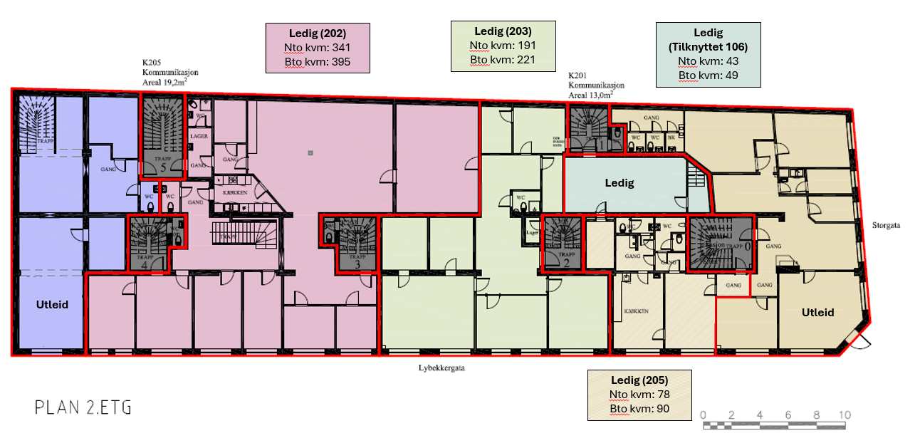 Storgata 28 - Plan 2 Galleribilde