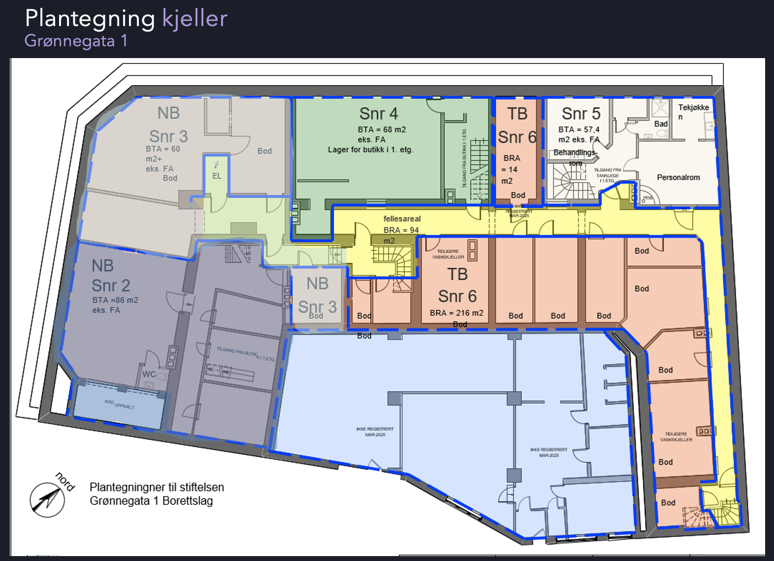 Plantegning - Kjeller, Grønnegata 1 Galleribilde