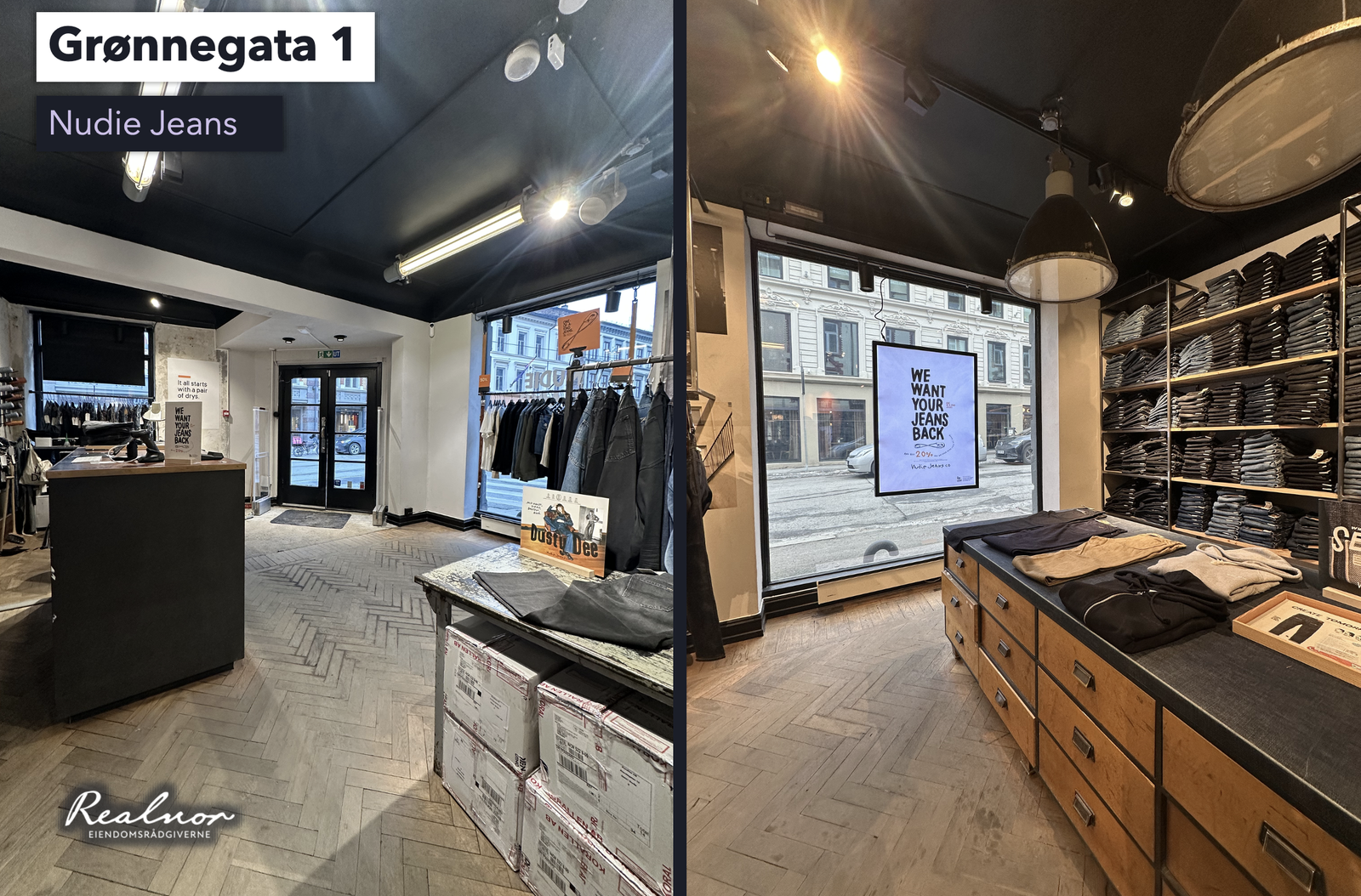 Lokaler til Nudie Jeans - Grønnegata 1 Galleribilde