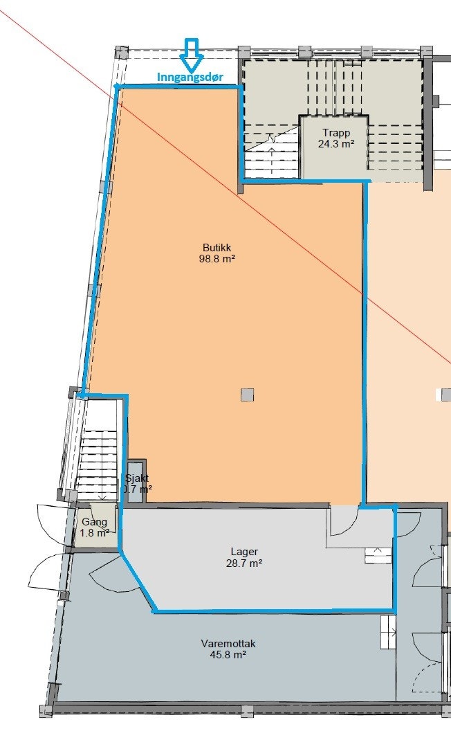 Plantegning Galleribilde