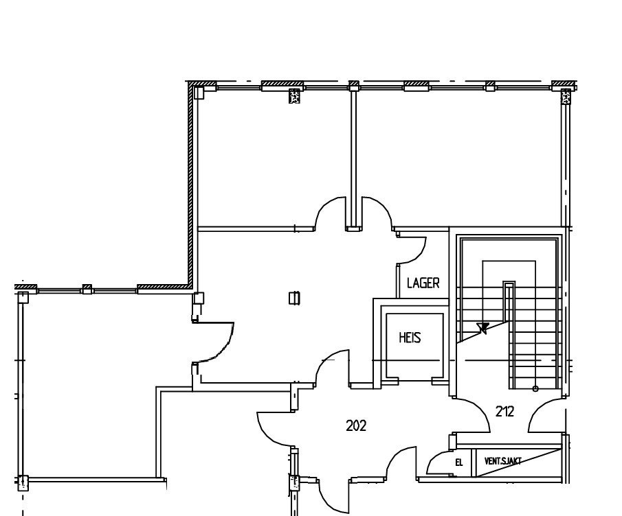 Lokale 6 - 94 kvm, 2 etg Galleribilde