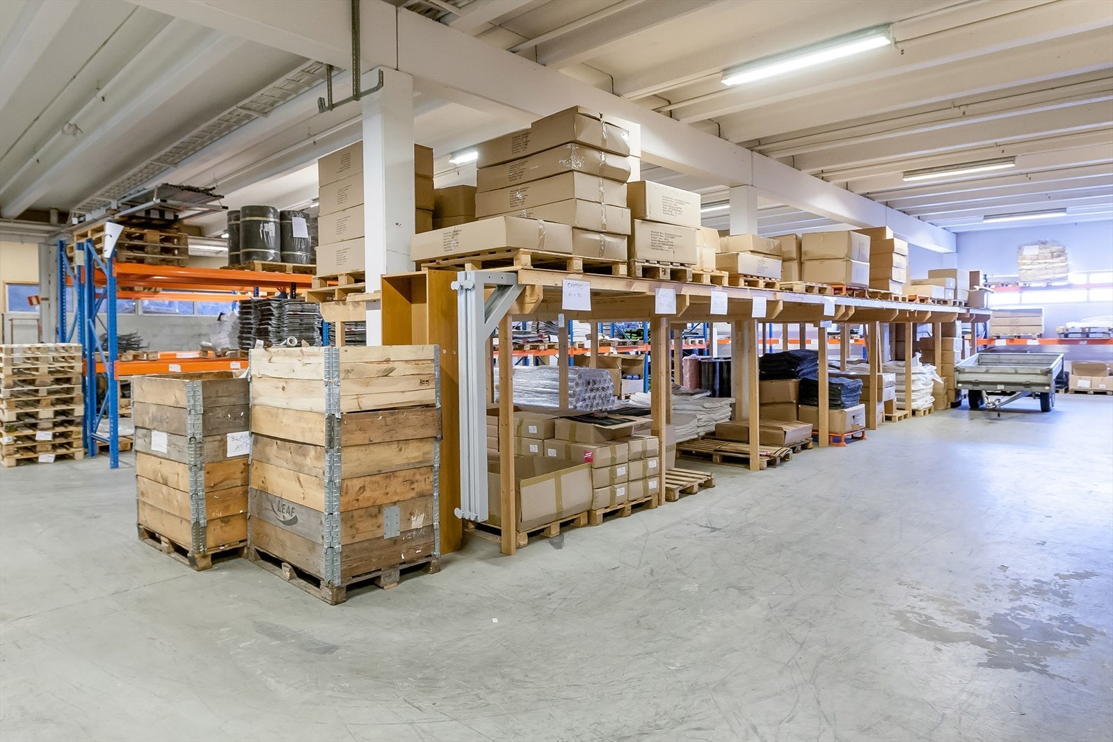 Et utsnitt av lageret Galleribilde