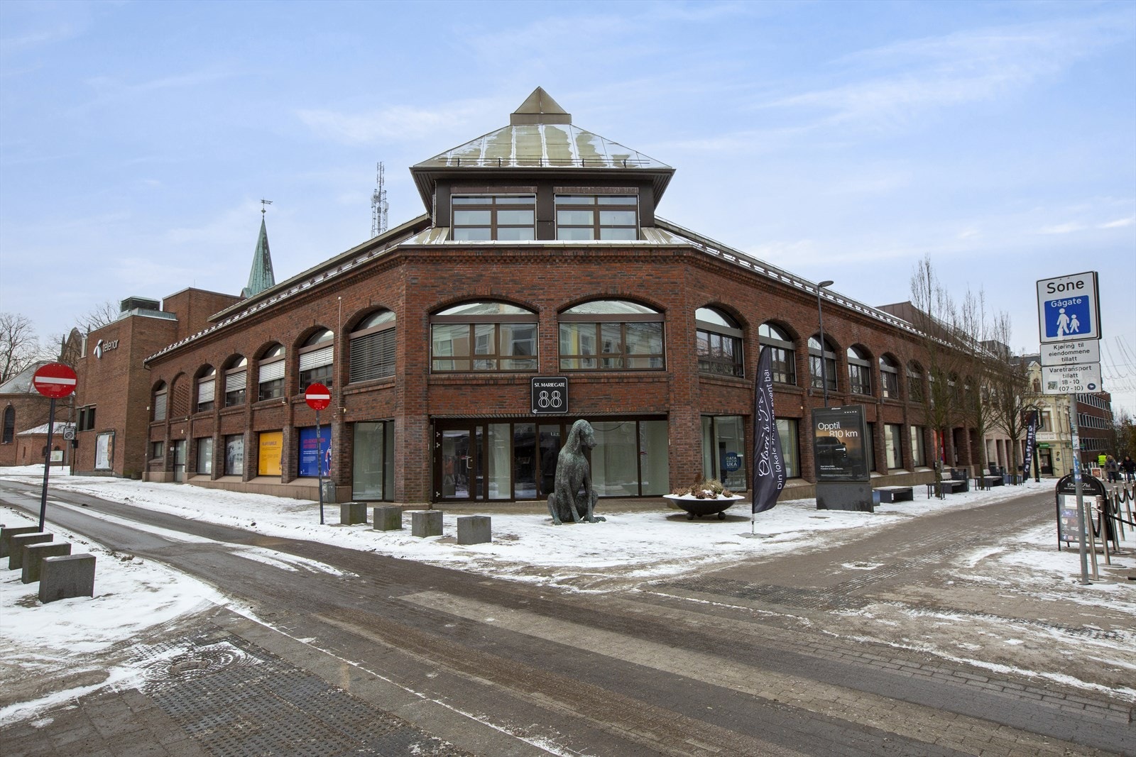 Gågaten i Sarpsborg Sentrum Galleribilde
