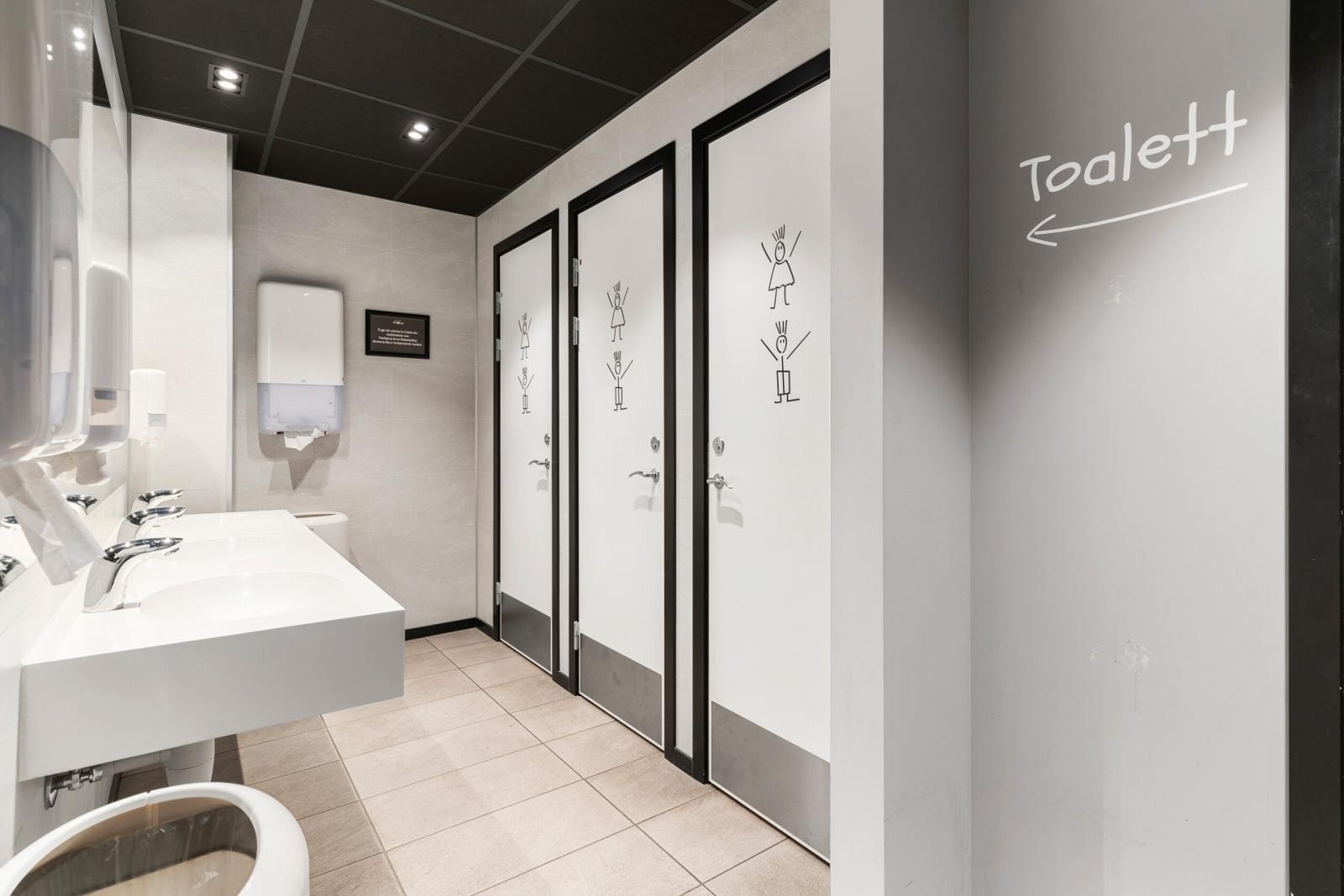 Kundetoaletter. Galleribilde