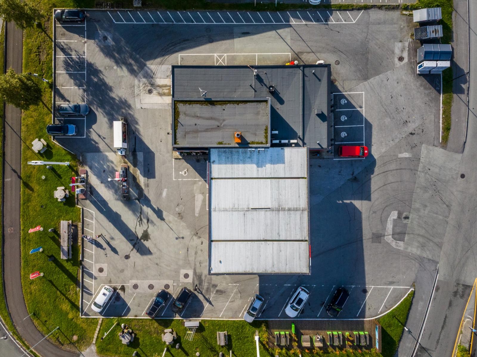 God parkeringsdekning. Galleribilde