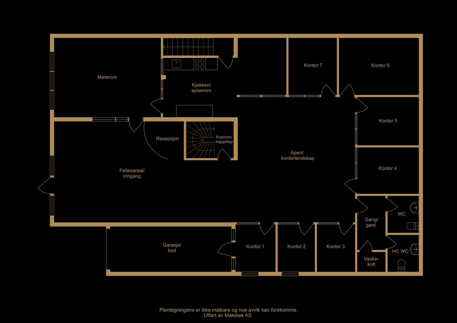 Plantegning (illustrasjon, avvik kan forekomme) Galleribilde
