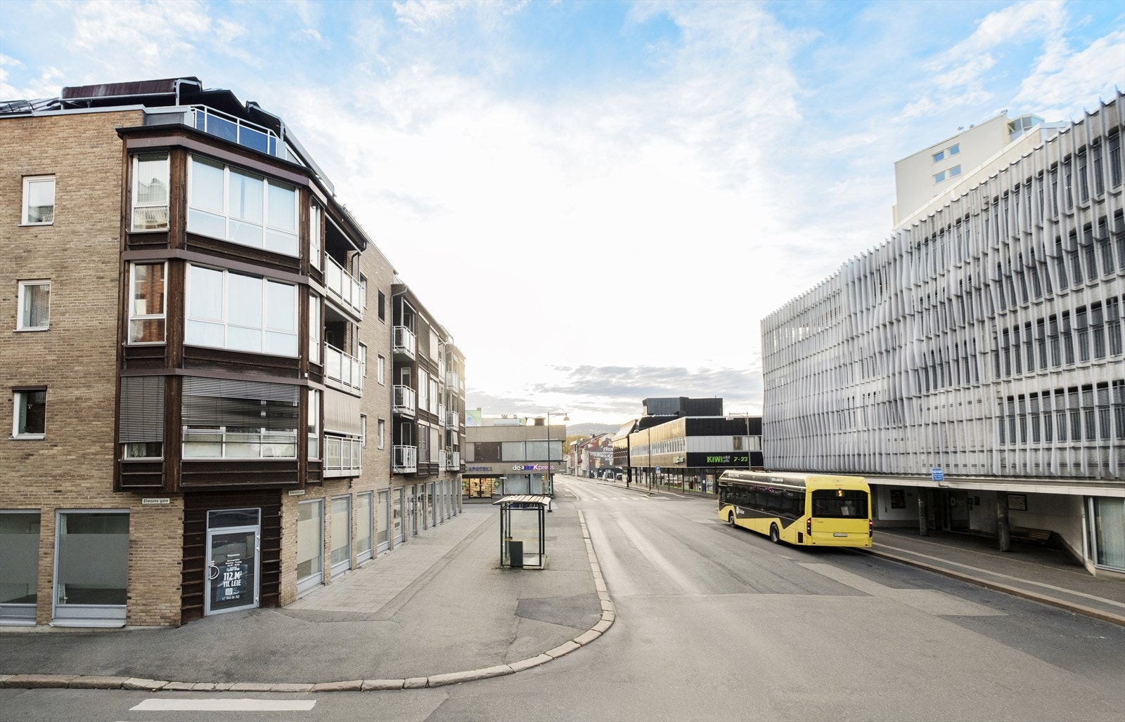 Utsnitt fra gateplan - attraktivt lokale i et levende næringsmiljø. Galleribilde