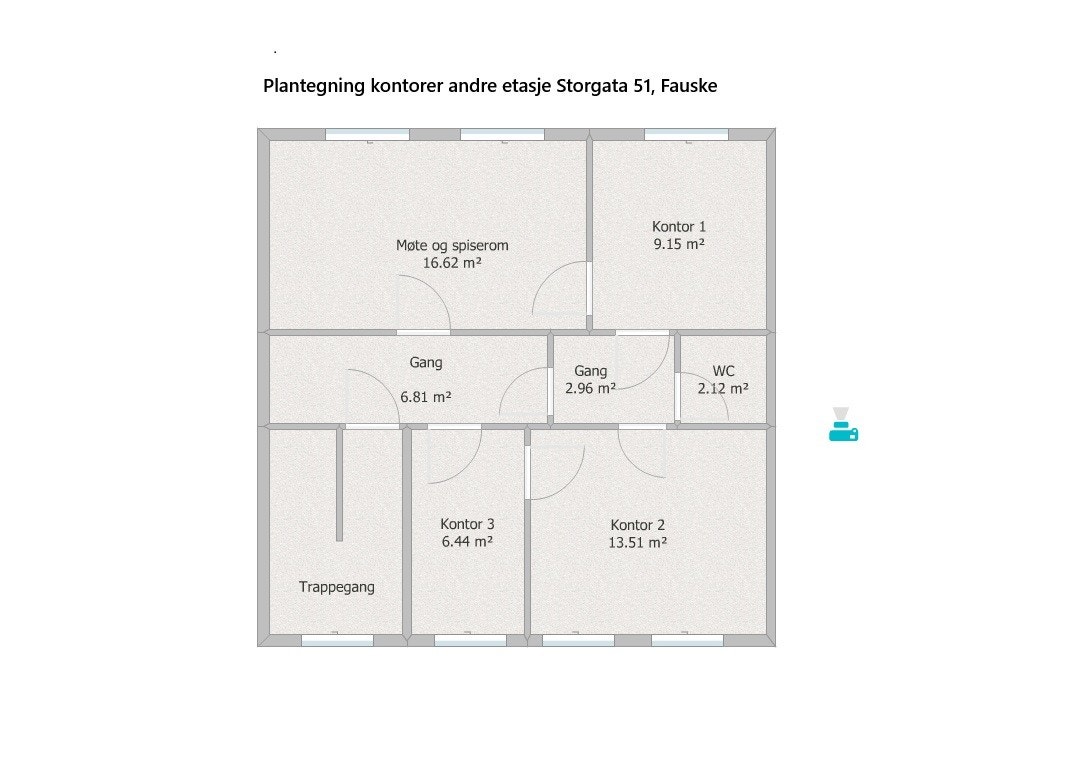 Plantegning Galleribilde