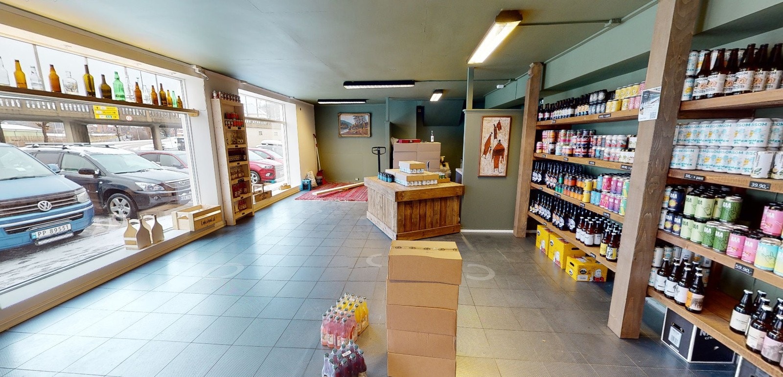 Slik ser lokalet ut i dag. Galleribilde