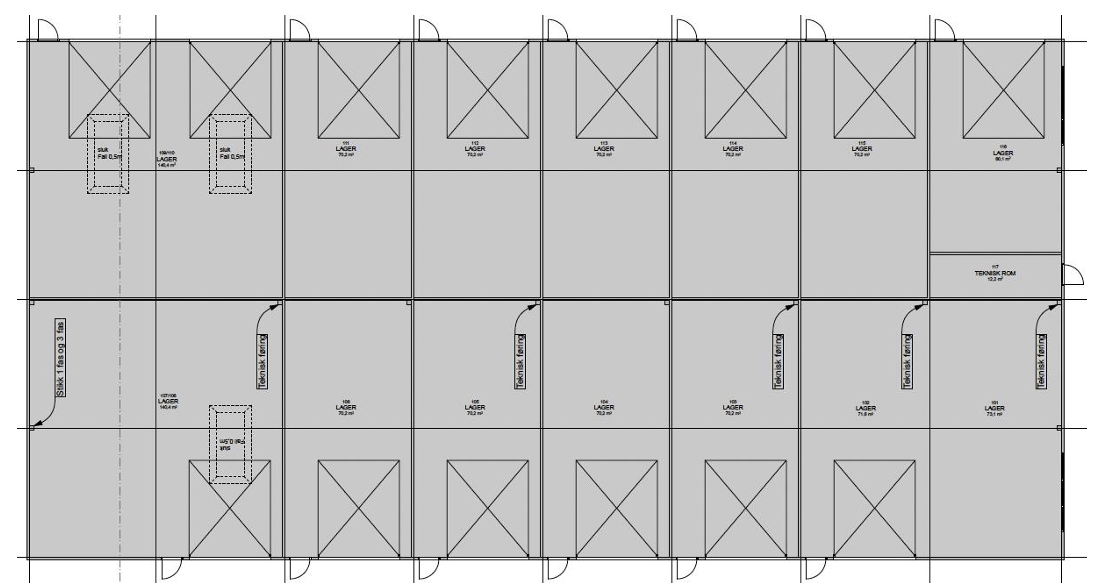Plantegning Galleribilde