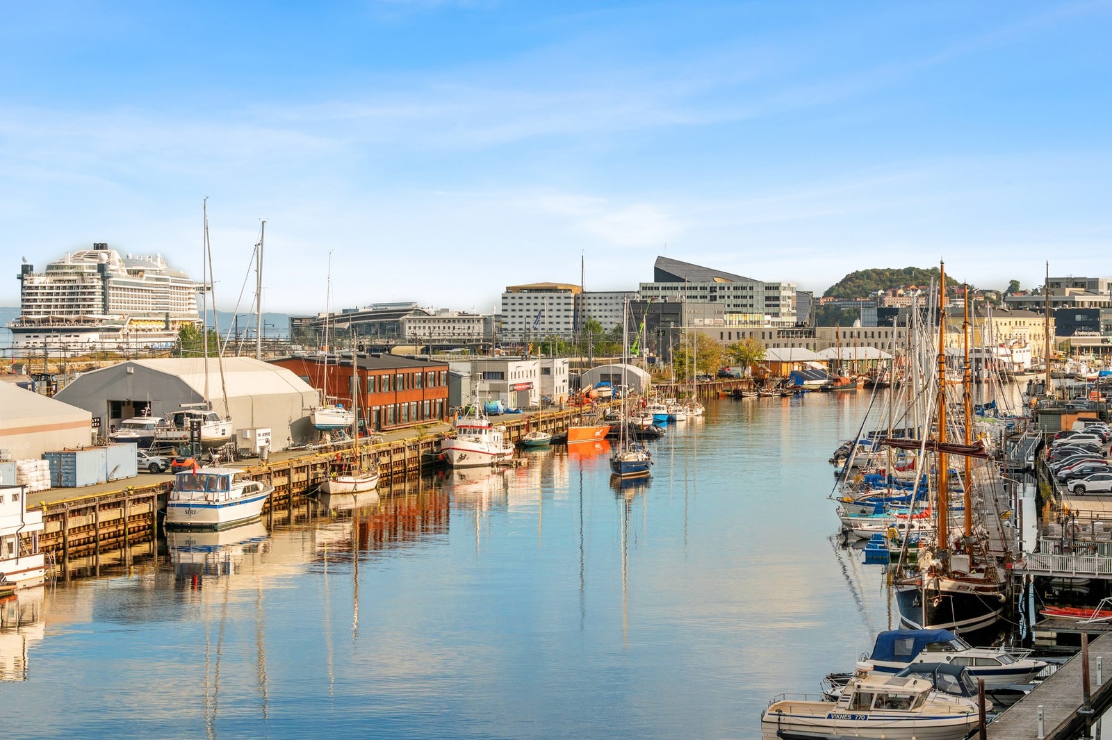 Utsikt fra brygga Galleribilde